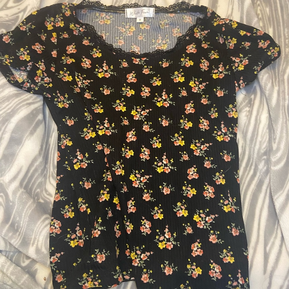 Tillys floral pattern shirt